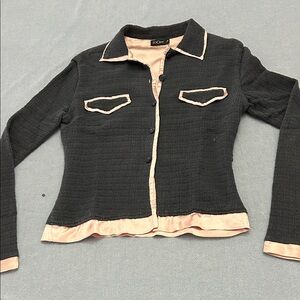 Zoompy Gray and Pink Blazer